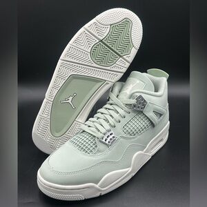 Nike Air Jordan 4 Retro 'Seafoam Sail' HV0823-003 Men's Size 9.5 Shoes - Sz 11 W